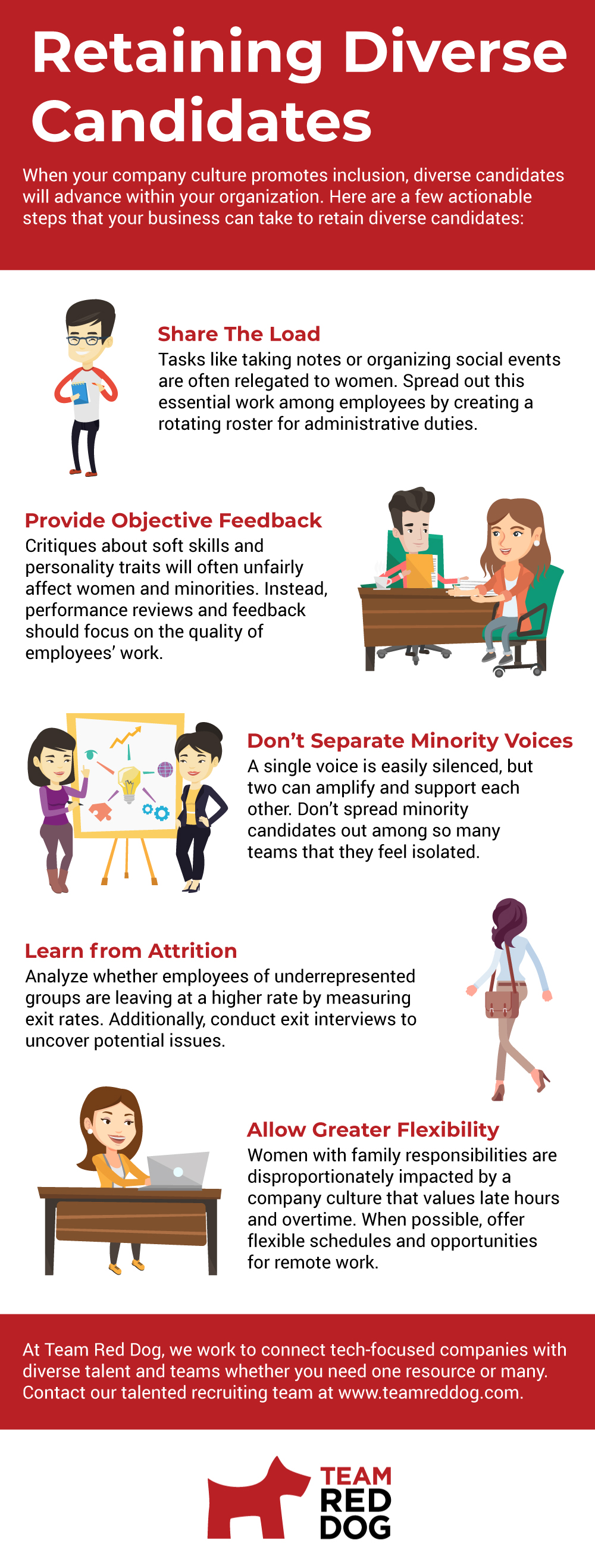 Actionable tips on retaining diverse hires