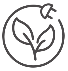 Zero emissions icon