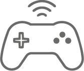 Game hand control icon