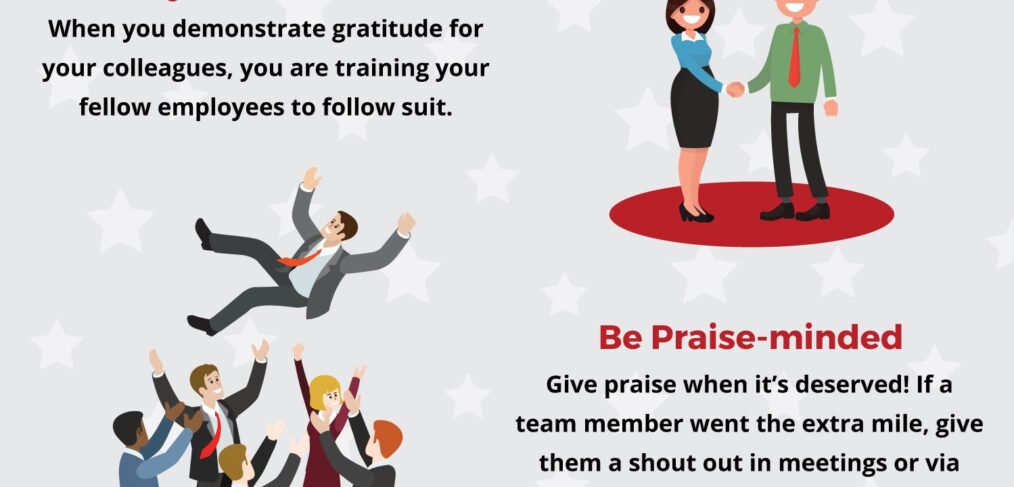Creating a positive business culture infographic snippet