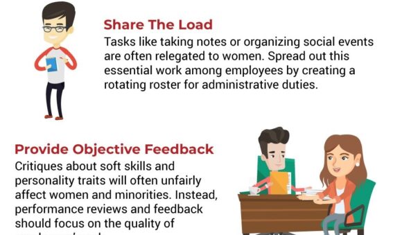 Snippet of actionable tips on retaining diverse hires infographic