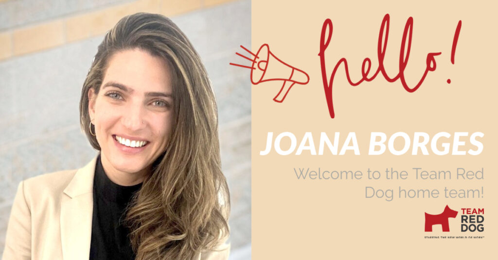 Joana Borges welcome to Team Red Dog!